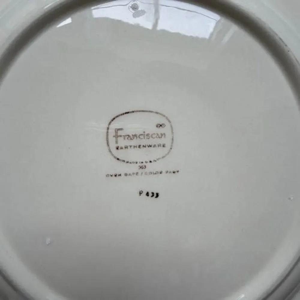 Vintage Franciscan Apple dinner plates USA 10.5” set of 5